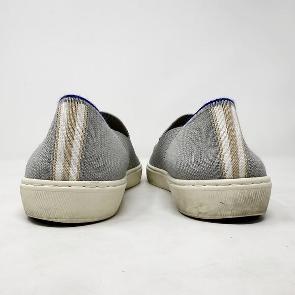 Rothy's Sz 10.5 Gray The Original Slip-On Sneakers Washable Eco-Friendly Casual - Picture 2 of 12